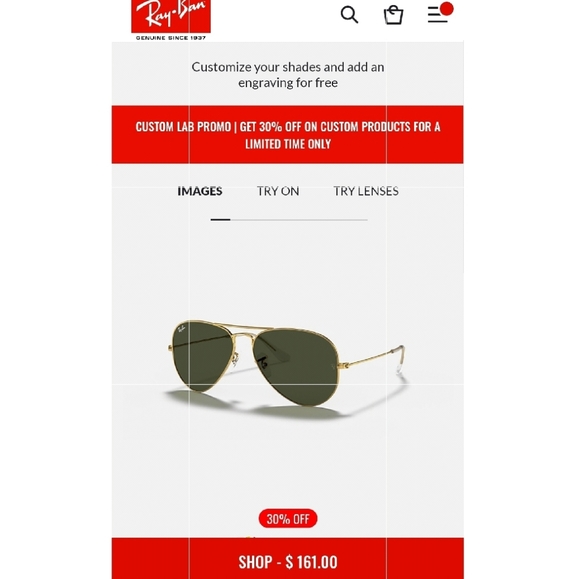 Ray Ban RB 3025 aviators. Size. L - Picture 2 of 9